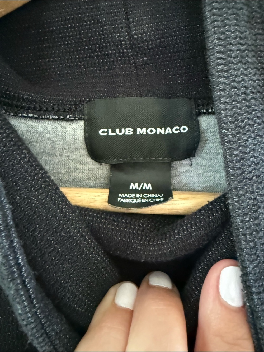 Club Monaco High Neck Sweater, size medium. - Picture 7 of 9